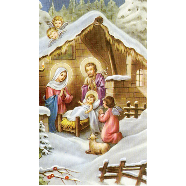 Christmas Novena Prayer Card (A)Prayer to Obtain Favors | Gannon's ...